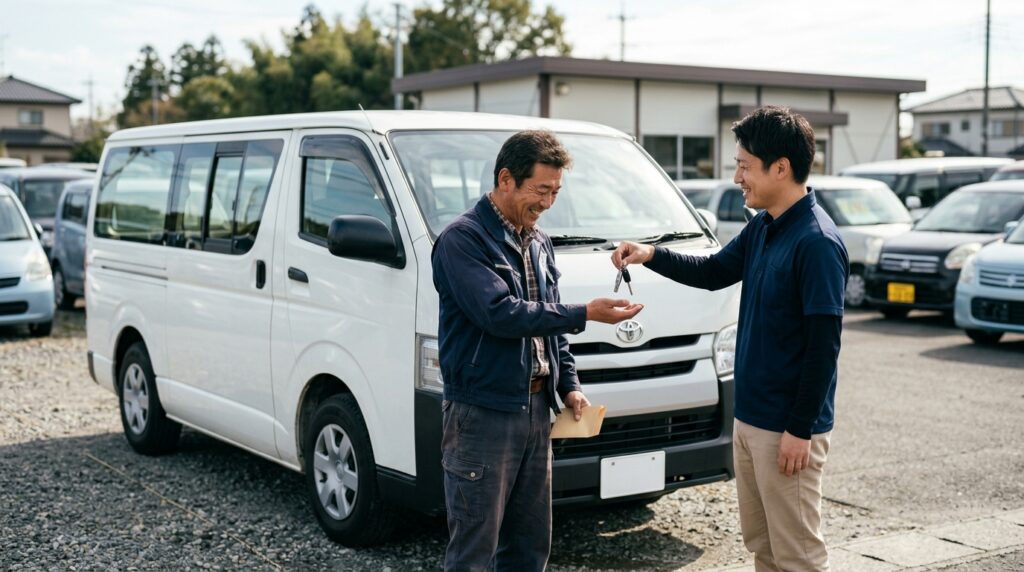 ブラックで車ローンに落ちた方へ！自社ローンで仕事用ハイエースを購入できた成功事例